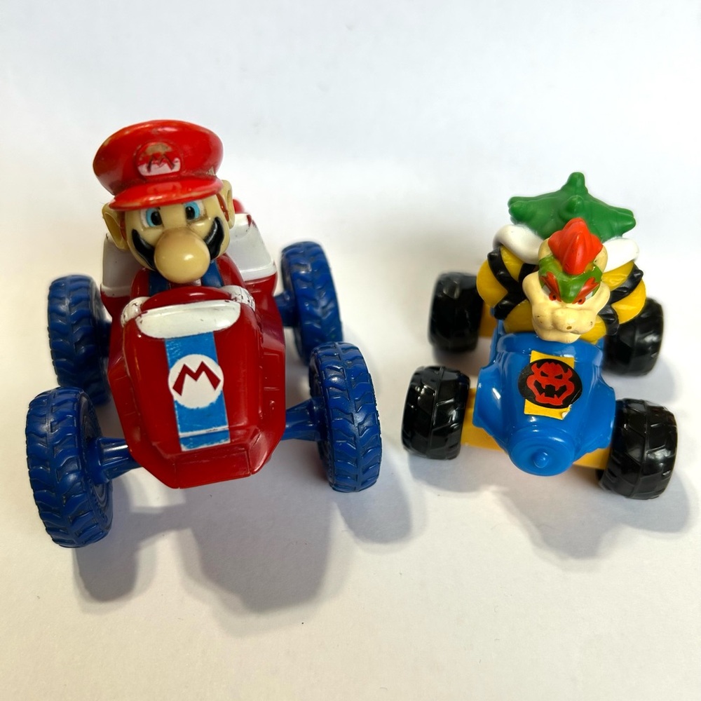4/$20 Nintendo Super MarioKart: Mario 2004 (Wendy’s) & Bowser 2024 (MacDonalds)